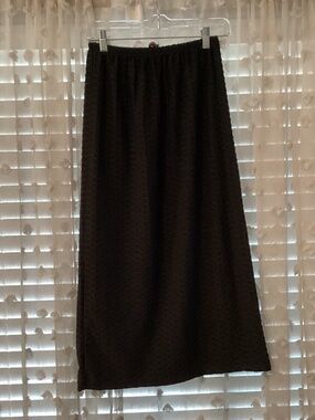 Sew Modest Womens Black Honeycomb Skirt